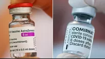 COVID-19: Una dosis de la vacuna de Pfizer o AstraZeneca reduce casi hasta 50% la transmisión en el hogar. Foto y video: AFP