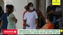 COVID-19: Embarazadas infectadas con el coronavirus en el tercer trimestre no contagian al recién nacido, según estudio. Video: Sanamente