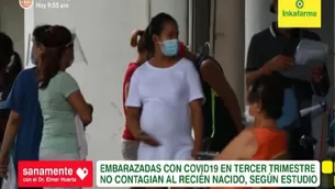 COVID-19: Embarazadas infectadas con el coronavirus en el tercer trimestre no contagian al recién nacido, según estudio. Video: Sanamente