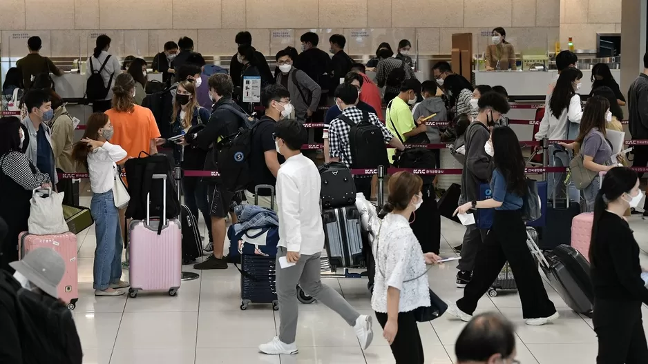 COVID-19: Pasajeros procedentes de Perú y Chile tendrán cuarentena endurecida en Corea del Sur. Foto referencial: 