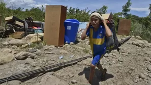 Crisis en frontera colombo-venezolana. (V&iacute;a: AFP)