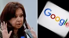 Cristina Fernández demanda a Google por aparecer como "ladrona de la Nación Argentina" en el buscador