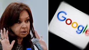 Cristina Fernández y Google. Foto: AFP / Video: teleSUR tv