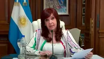  Al culminar la lectura del veredicto, Cristina Fernández de Kirchner dio un mensaje desde el Senado y denunció al Poder Judicial.