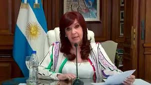  Al culminar la lectura del veredicto, Cristina Fernández de Kirchner dio un mensaje desde el Senado y denunció al Poder Judicial.