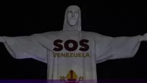 El Cristo Redentor de Río de Janeiro se iluminó con la bandera de Venezuela en homenaje a las víctimas de los sismos del 24 de junio. La Conferencia Nacional de Obispos de Brasil y Cáritas lanzaron campaña humanitaria. Video: Canal N