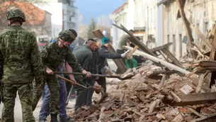 Croacia: Terremoto de magnitud 6.4 deja 6 muertos y gran destrucción. Foto: AFP