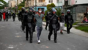 Cuba: Denuncian que más de 100 personas fueron detenidas en protestas del domingo. Foto: AFP