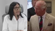 Delcy Rodríguez pide a rey Carlos III desbloqueo de oro en Inglaterra