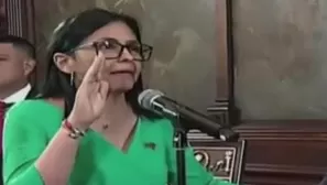 Delcy Rodríguez fue juramentada como “presidenta” encargada tras la detención de Nicolás Maduro por EE.UU. Video: Canal N
