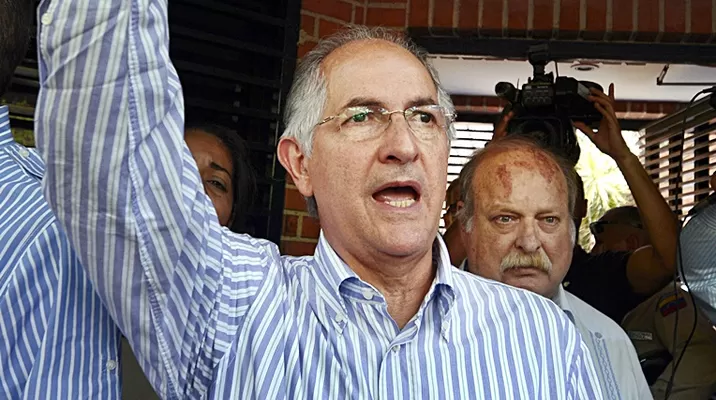 Antonio Ledezma (2014). Foto: AFP Antonio Ledezma (2014). Foto: AFP