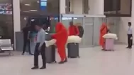 Detienen a monjes budistas con 112 kilos de droga en aeropuerto
