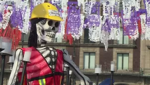 México agradece a los rescatistas de terremoto en Día de Muertos. Video: AFP