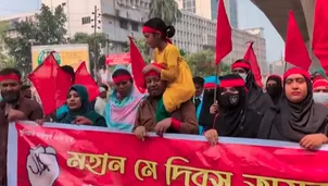 Masivas manifestaciones a nivel global por el Día del Trabajo. Video: Canal N