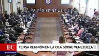 OEA se pronunció sobre Venezuela. Foto: captura de TV