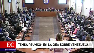 OEA se pronunció sobre Venezuela. Foto: captura de TV