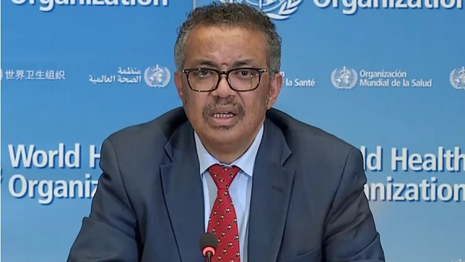 Tedros Adhanom Ghebreyesus, director general de la OMS. Foto: AFP