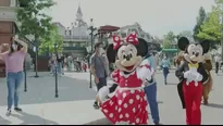 Disney París reabre luego de estar casi ocho meses cerrado por la COVID-19. Foto: AFP