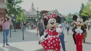 Disney París reabre luego de estar casi ocho meses cerrado por la COVID-19. Foto: AFP