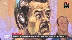 Nicolás Maduro enfrenta juicio en EE.UU.por narcotráfico. La acusación incluye testimonios de su entorno y documentos que lo vinculan con envíos de droga desde Venezuela. Video: Cuarto Poder