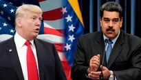 El presidente Donald Trump advirtió el martes que Estados Unidos puede aplicar sanciones "mucho más duras" contra Venezuela. Foto: NTN24