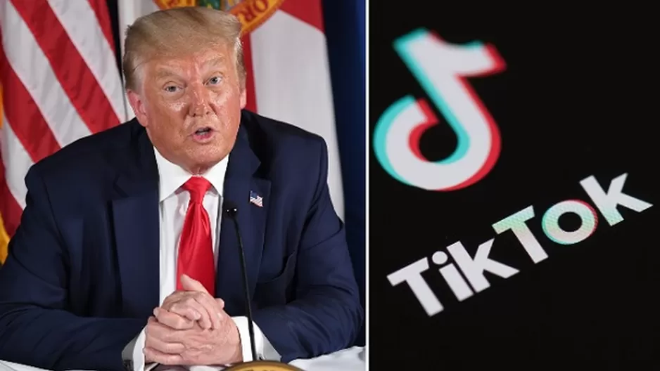 Donald Trump y TikTok. Foto: AFP