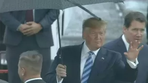 Donald Trump llega a Japón para participar en la cumbre del G20. Foto: AFP/Video: AFP