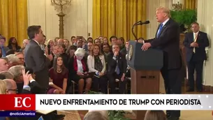 Donald Trump protagonizó un nuevo altercado con la prensa