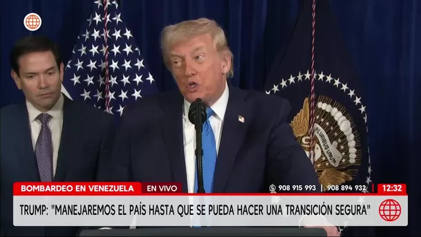 Donald Trump concedió conferencia de prensa para dar detalles de la captura de Nicolás Maduro / América Noticias
