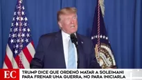 Donald Trump, presidente de Estados Unidos. Foto y video: América Noticias