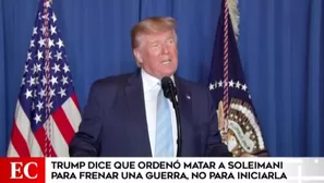 Donald Trump, presidente de Estados Unidos. Foto y video: América Noticias