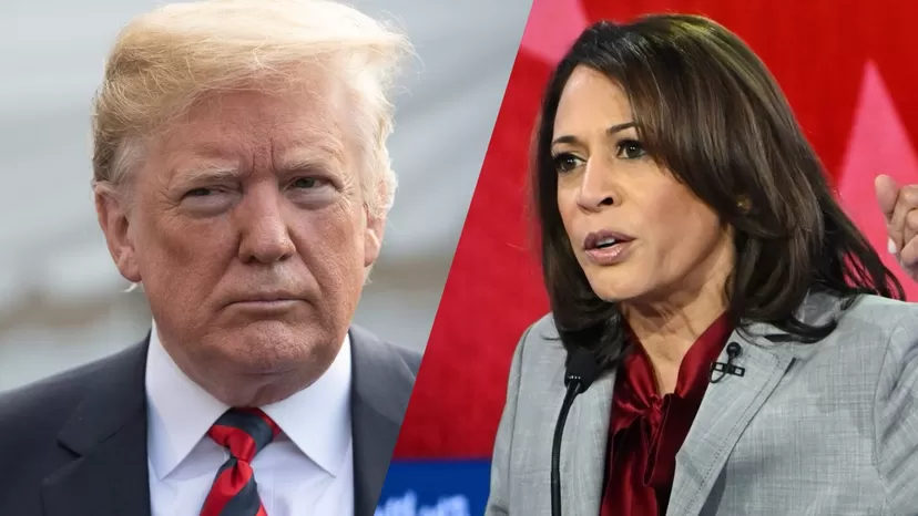 Donald Trump tildó de "mentirosa" a Kamala Harris