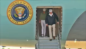 Trump visita Florida tras el huracán Irma. Video: AFP