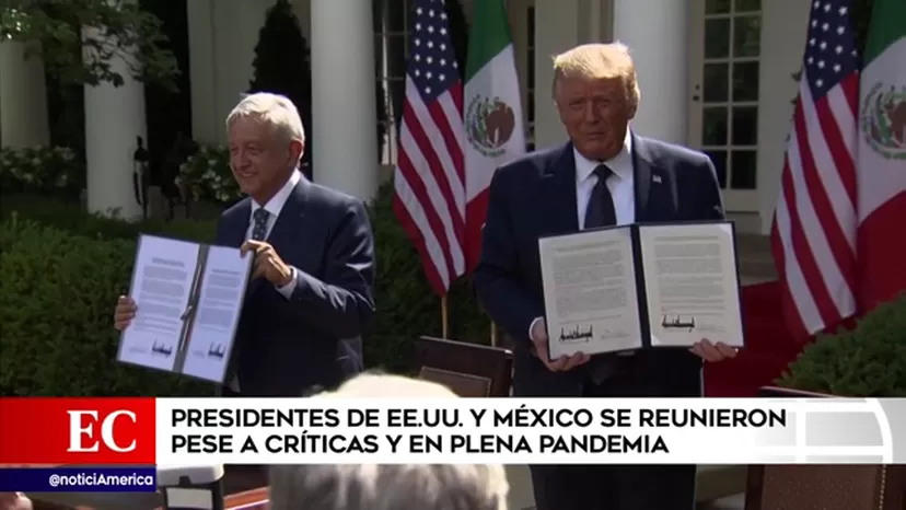 Trump y López Obrador no hablaron sobre inmigración ni frontera en su reunión