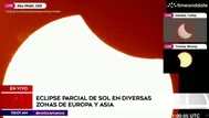 Eclipse parcial de sol en diversas zonas de Europa y Asia