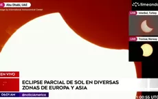 Eclipse parcial de sol en diversas zonas de Europa y Asia - Noticias de agua