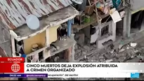 Guayaquil fue declarada en estado de excepción tras la explosión.