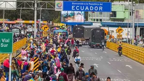 Presidente de Ecuador se refirió a los migrantes venezolanos. Foto: AFP