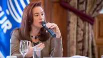 María Fernanda Espinosa, canciller de Ecuador. Foto: AFP / Cancillería Ecuador