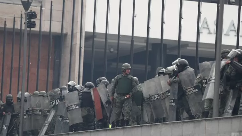 Ecuador: FF.AA. exhortan a ciudadanía a mantener el orden y la paz en paro nacional. Foto: EFE