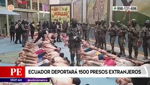 Ecuador deportará a presos extranjeros. Foto y video: América Noticias