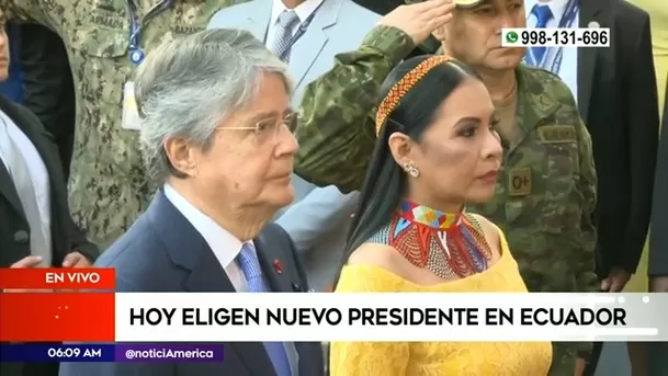 Presidente de Ecuador, Guillermo Lasso y Diana Atamaint, presidenta de Consejo Nacional Electoral - Foto: América Noticias Presidente de Ecuador, Guillermo Lasso y Diana Atamaint, presidenta de Consejo Nacional Electoral - Foto: América Noticias