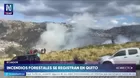 Ecuador: incendios forestales amenazan zonas urbanas