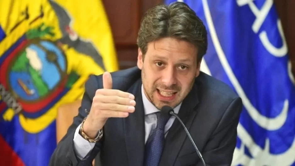 Guillaume Long, canciller de Ecuador. Foto: noticiasrcn.com