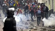 Ecuador: grupos de manifestantes se enfrentaron violentamente a policías en Quito