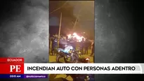 Conflicto en Ecuador. Foto y video: América Noticias