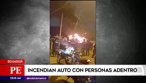 Conflicto en Ecuador. Foto y video: América Noticias