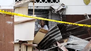 El norte de Ecuador quedó en escombros tras el sismo de 7.8 grados que lo azotó. Foto: AFP.