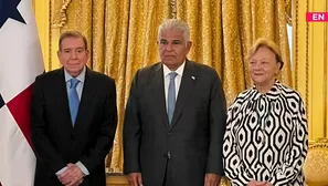 Edmundo González se reunió con varios expresidentes latinoamericanos en Panamá. Foto y video: Canal N