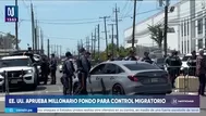 EE. UU. aprueba millonario fondo para control migratorio